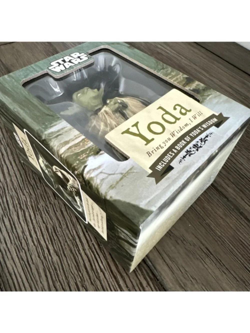 Star Wars Yoda Figurine With Wisdom Book Collectible 5